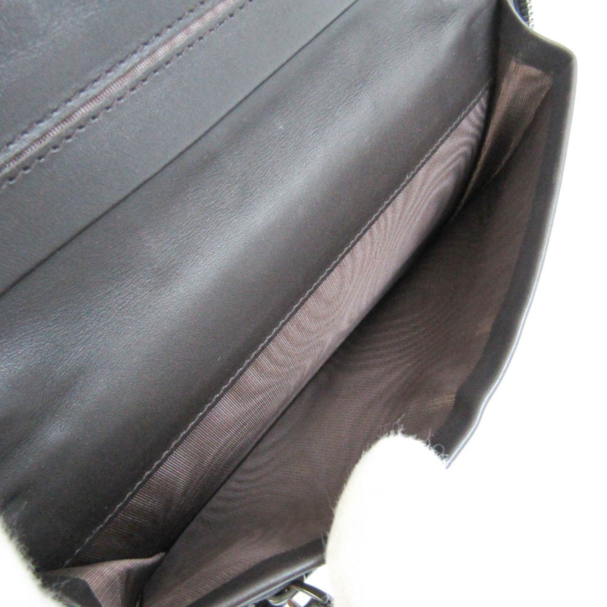 Bottega Veneta Intrecciato Brown Leather Wallet (Pre-Owned)