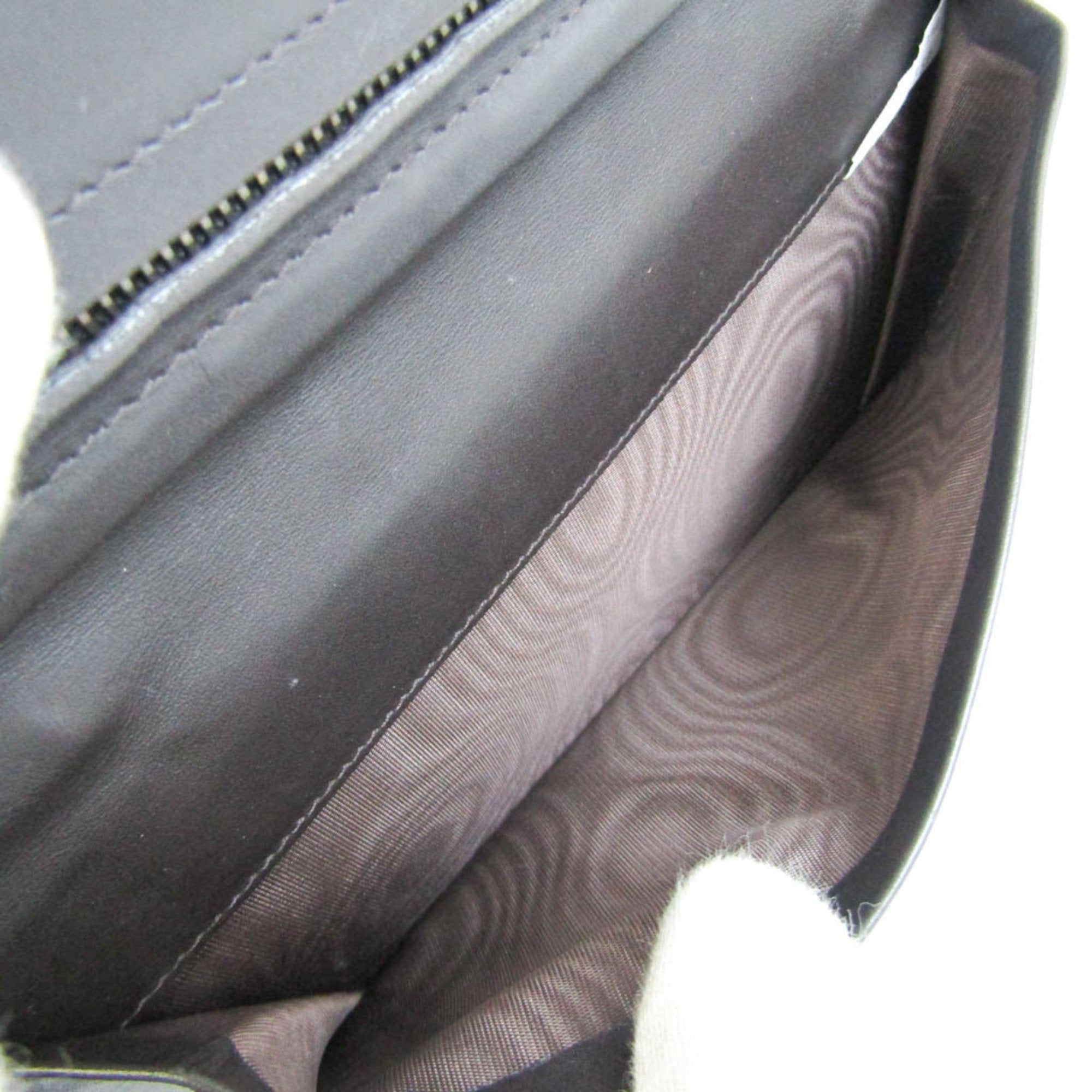 Bottega Veneta Intrecciato Brown Leather Wallet (Pre-Owned)