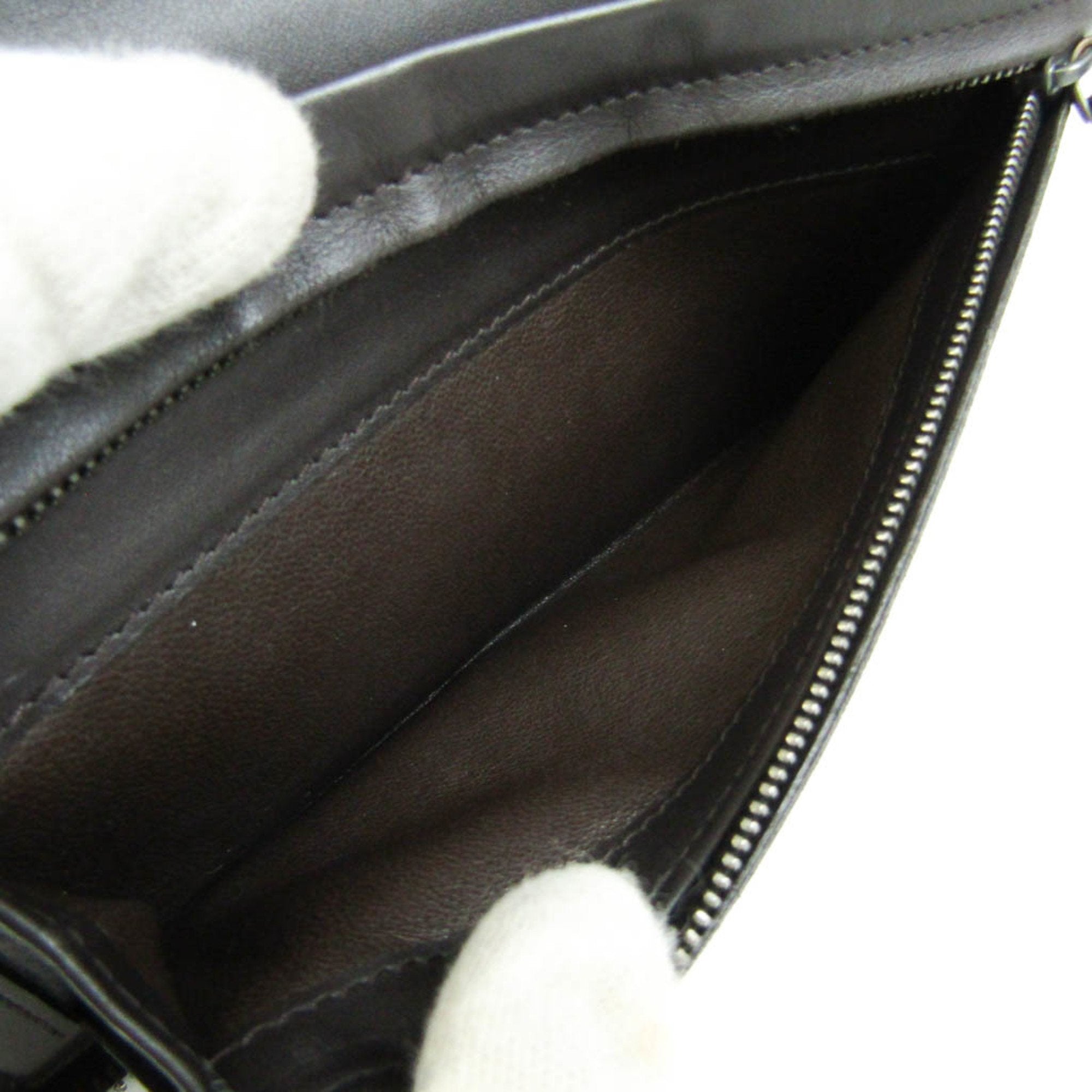 Bottega Veneta Intrecciato Brown Leather Wallet (Pre-Owned)