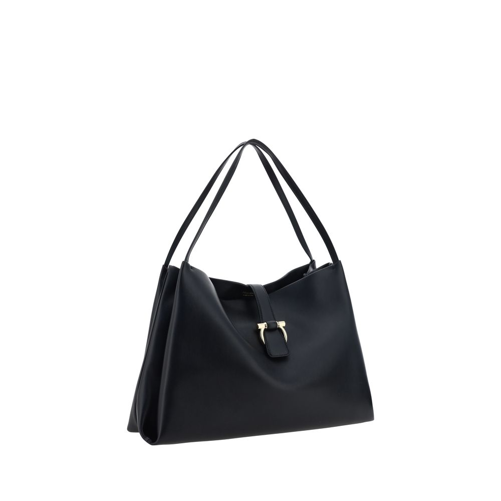 Ferragamo Black Calf Leather Bos Taurus Women's Handbag