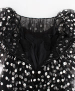 Dolce & Gabbana Elegant Polka Dotted Ruffled Women's Dress