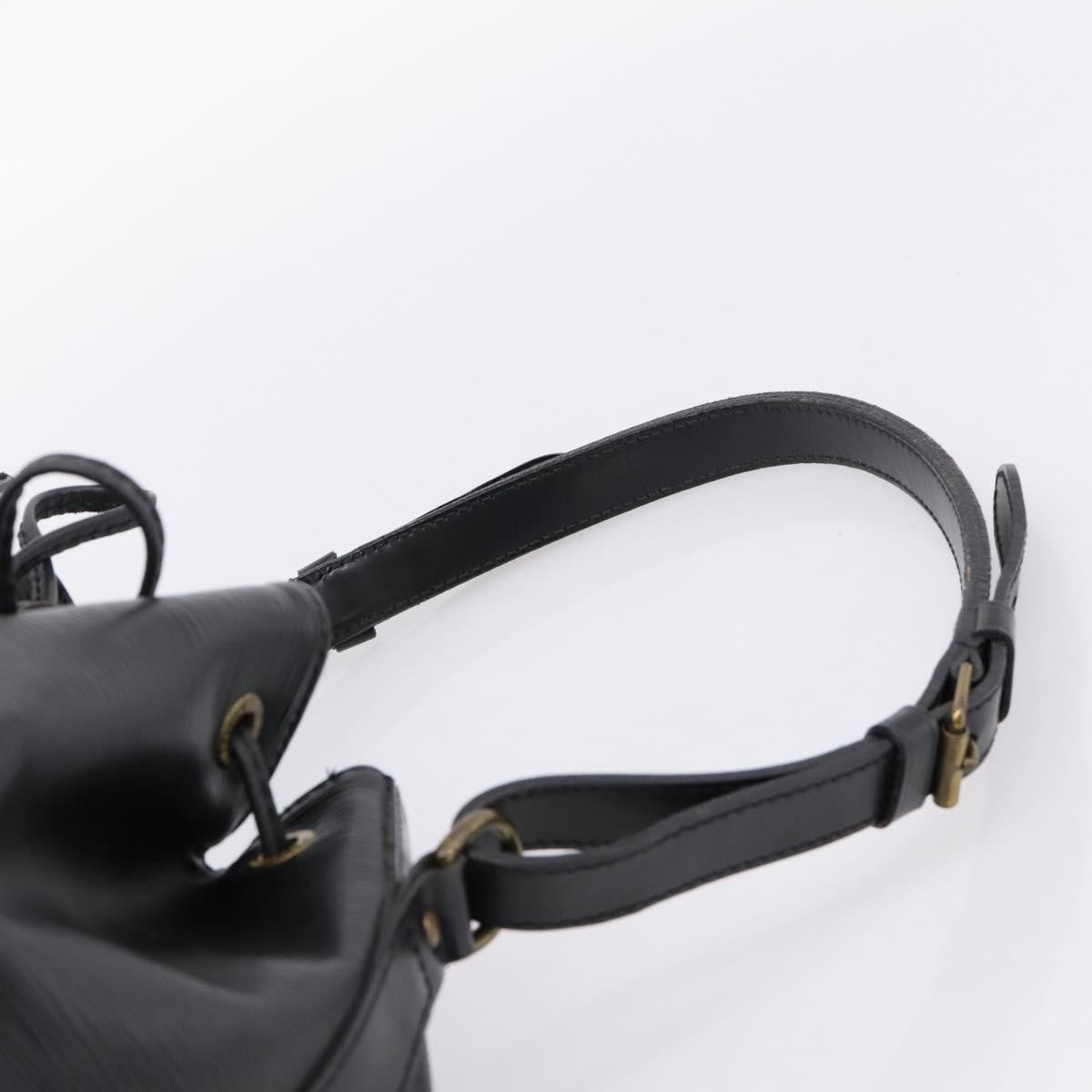 Louis Vuitton Petit Noe Epi Leather Black Leather Shoulder Bag Bag (Pre-Owned)