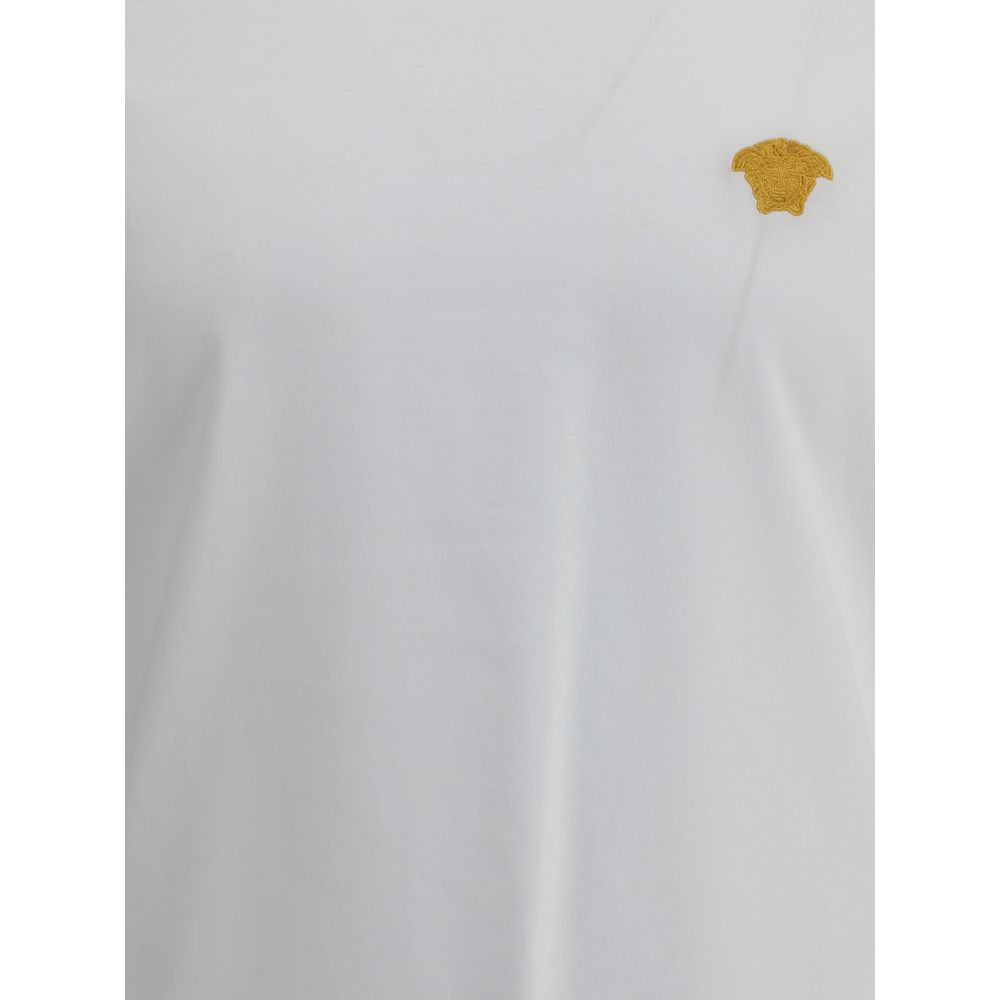 Versace White Cotton Men's T-Shirt