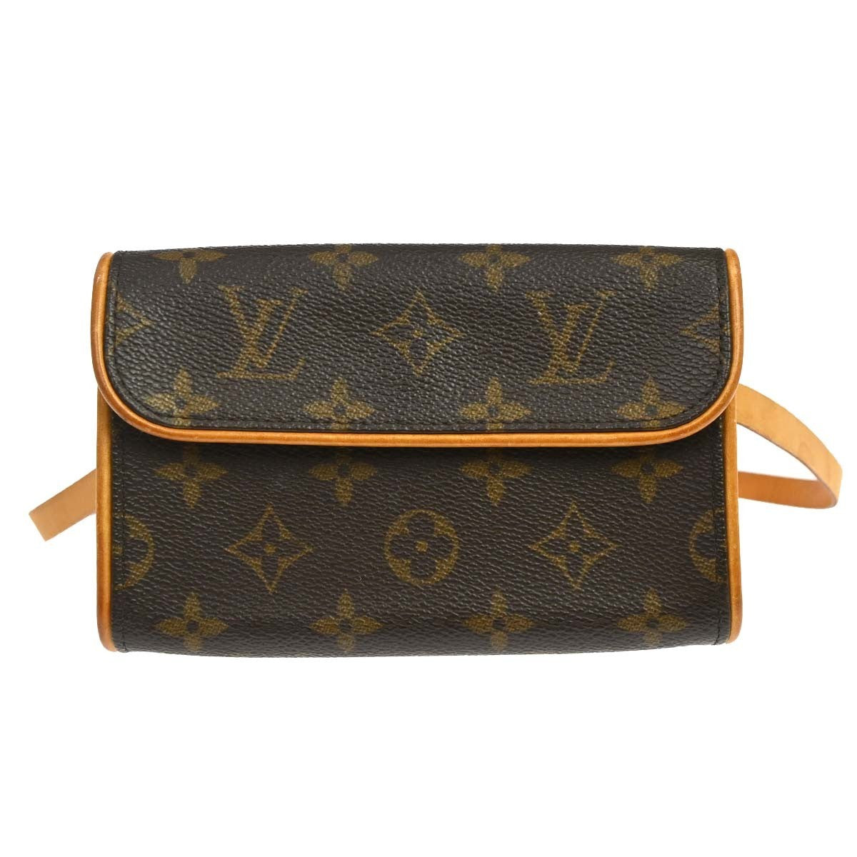 Louis Vuitton Florentine Waist Monogram Canvas Brown Canvas Clutche & Pouche Bag (Pre-Owned)