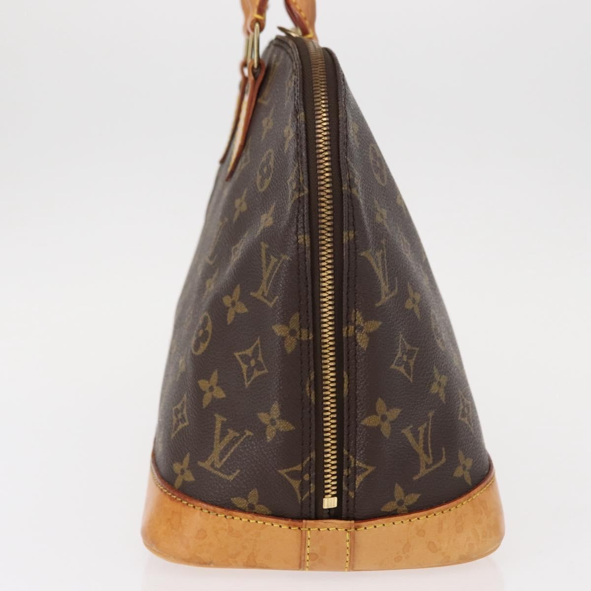 Louis Vuitton Alma Monogram Canvas Brown Canvas Handbag (Pre-Owned)