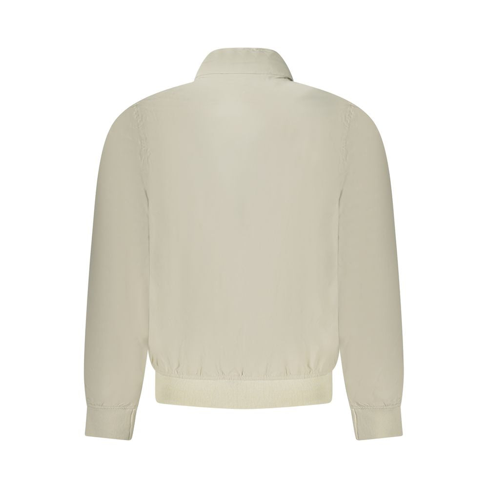 K-WAY Beige Nylon Jackets & Men's Coat