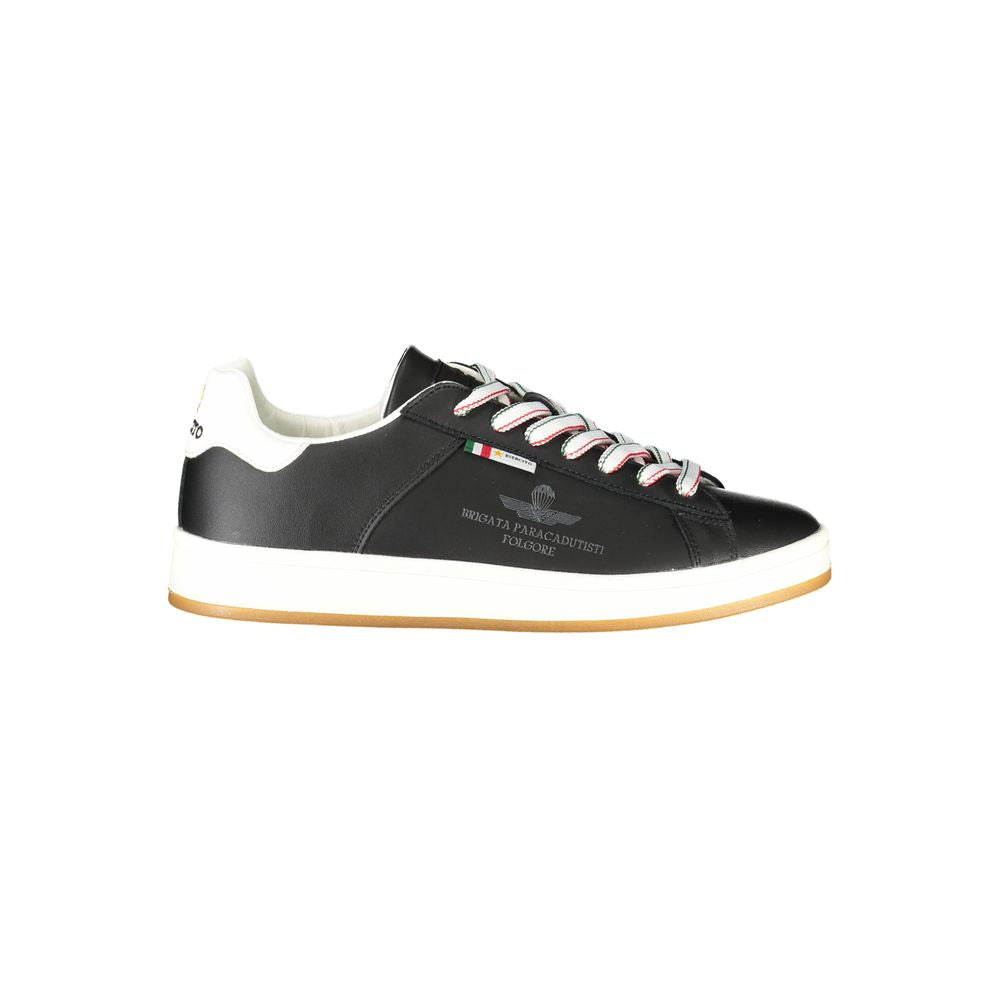 Esercito 1659 Black Polyurethane Men's Men's Sneaker