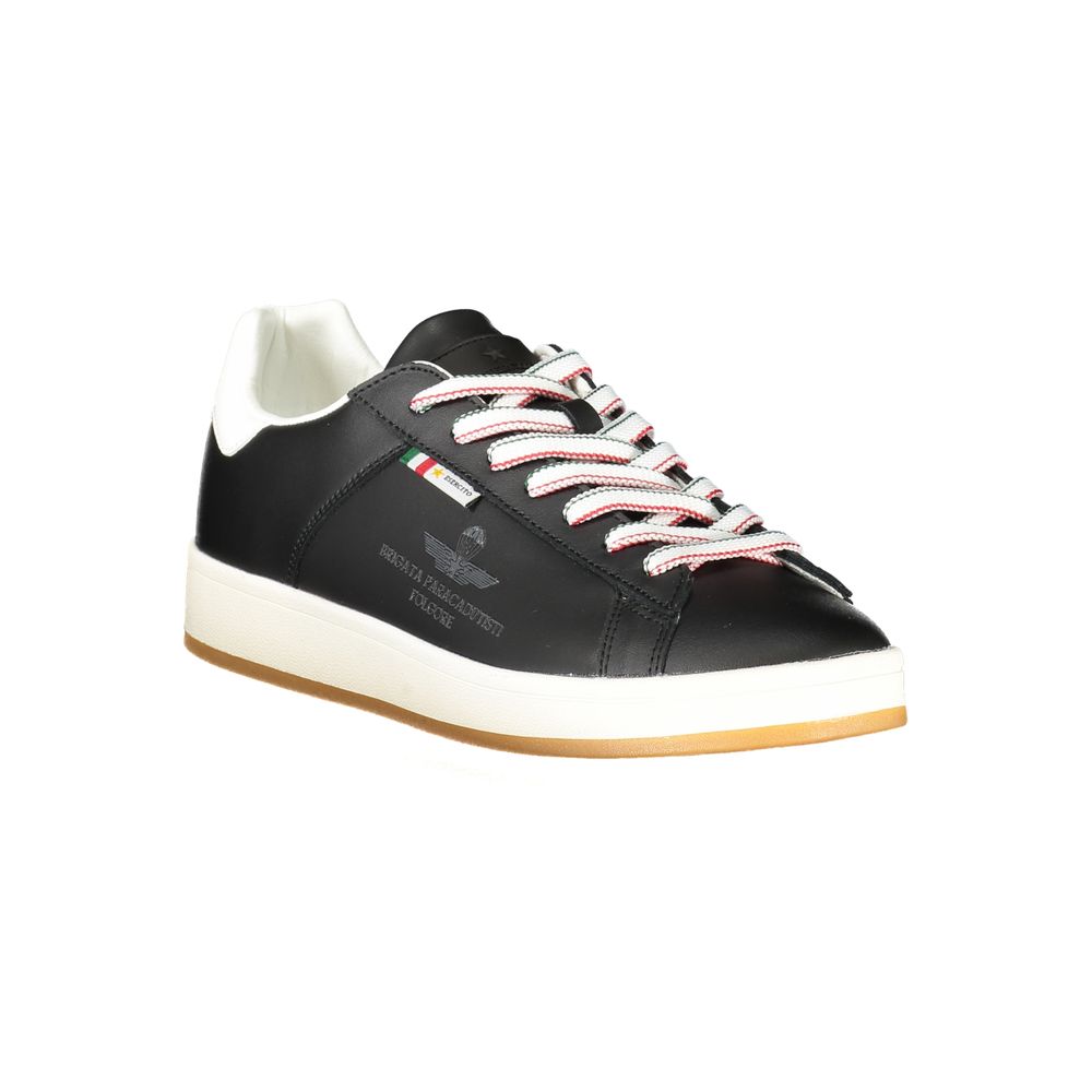Esercito 1659 Black Polyurethane Men's Men's Sneaker