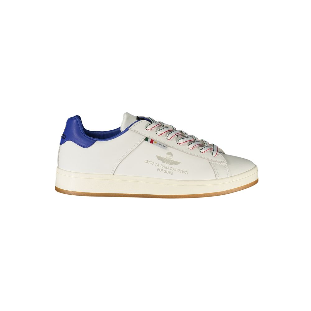 Esercito 1659 White Polyurethane Men Men's Sneaker