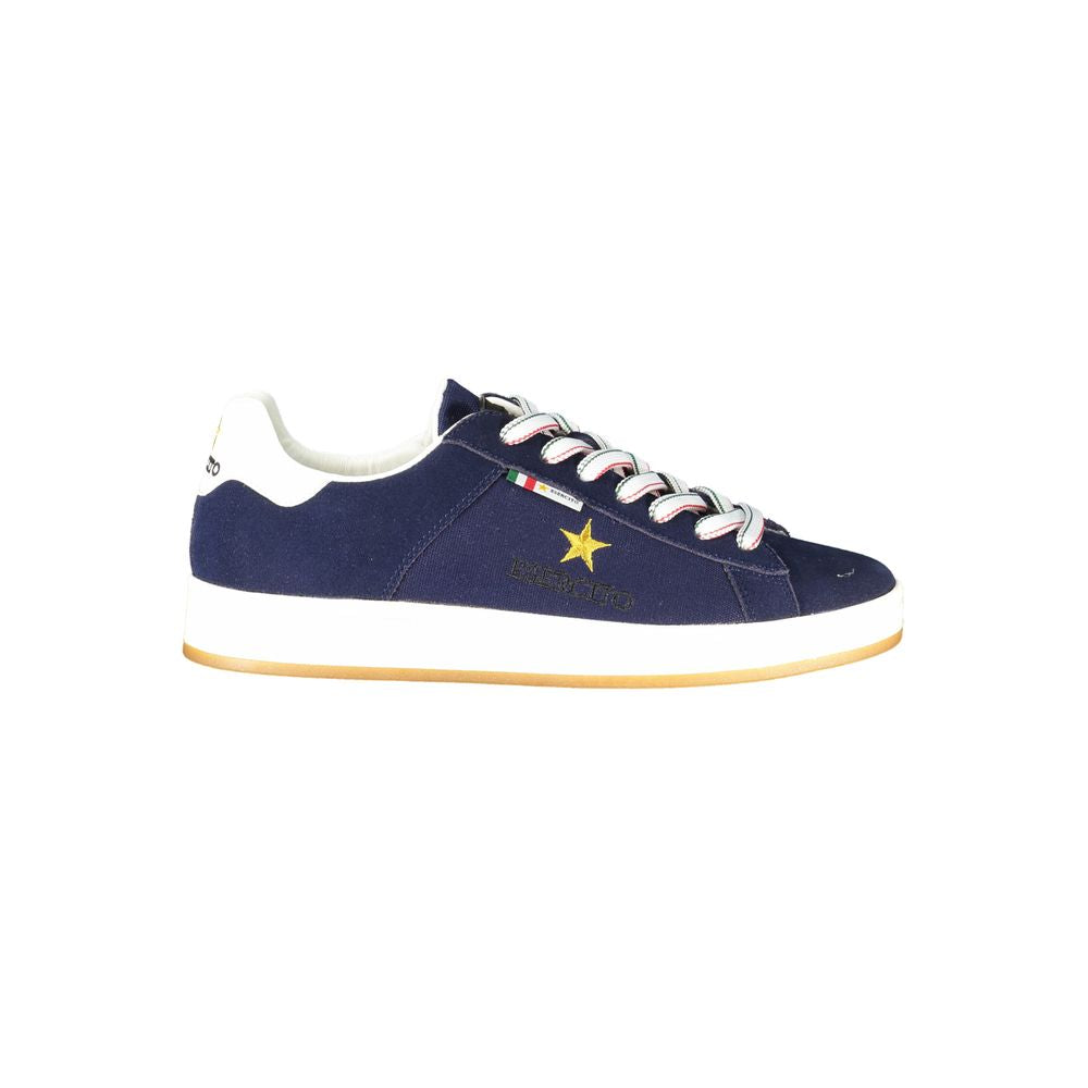 Esercito 1659 Blue Polyurethane Men Men's Sneaker