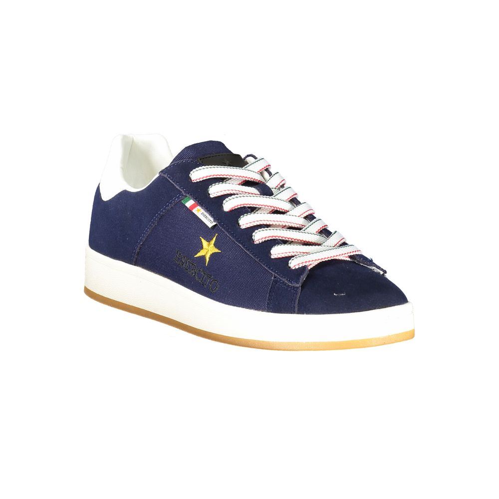 Esercito 1659 Blue Polyurethane Men Men's Sneaker