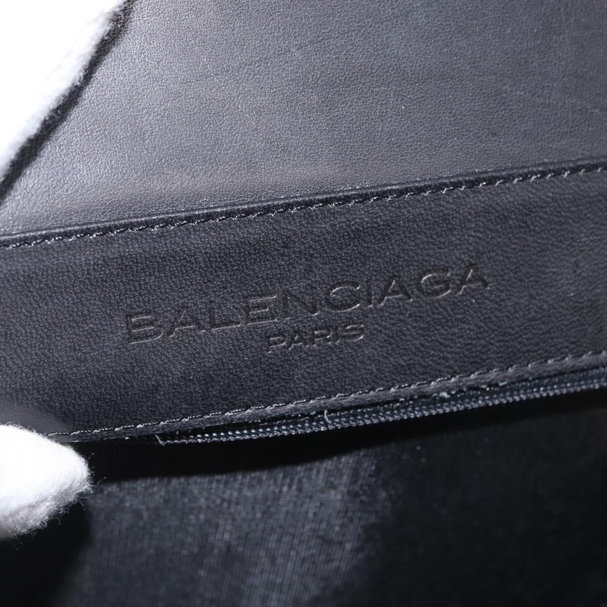 Balenciaga Vintage Leather Black Leather Handbag (Pre-Owned)