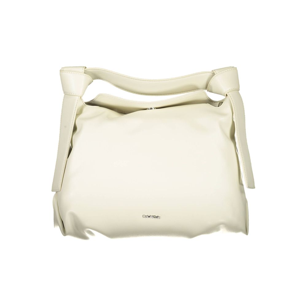 Calvin Klein Beige Polyester Women Women's Handbag