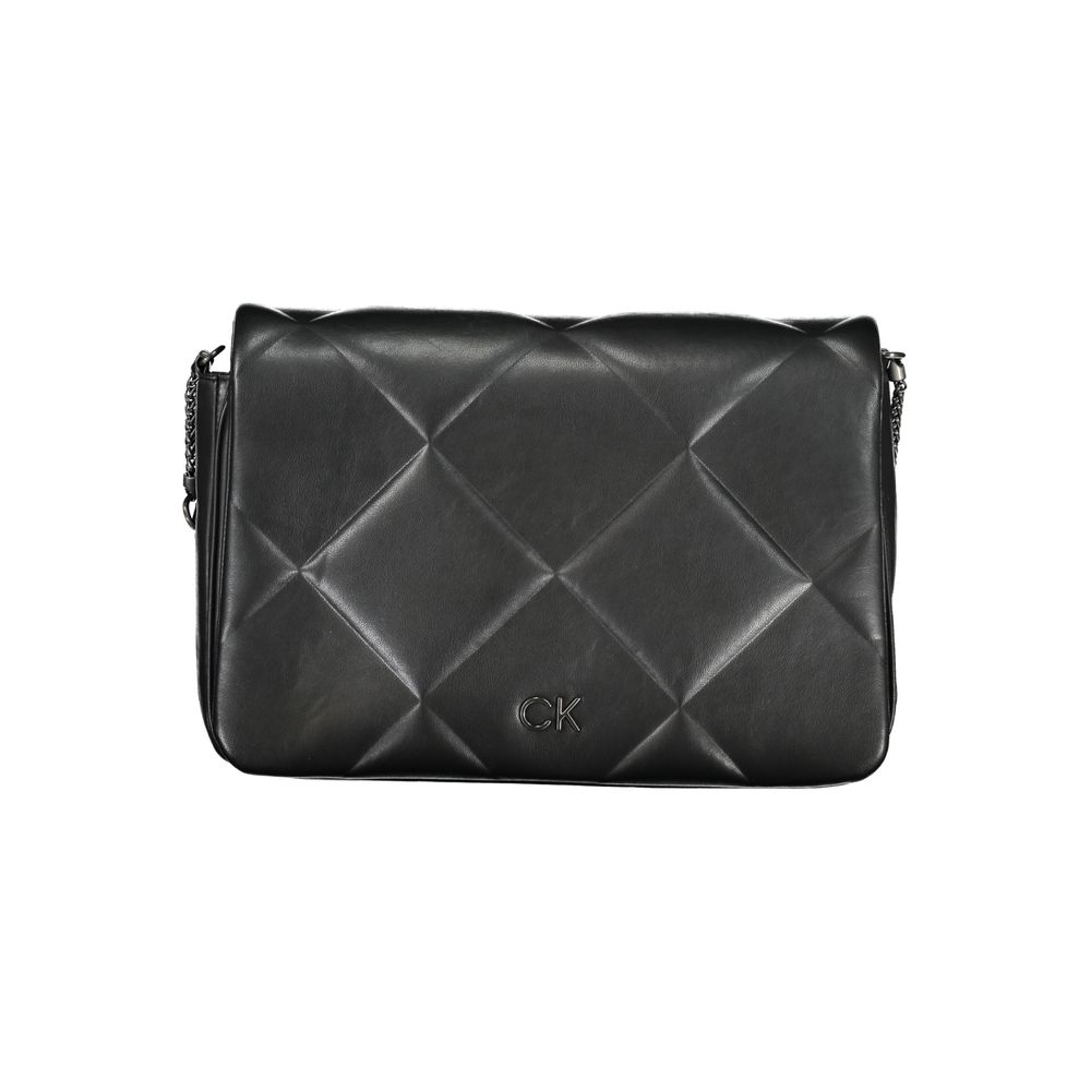 Calvin Klein Black Polyester Women's Shoulder Women's Bag
