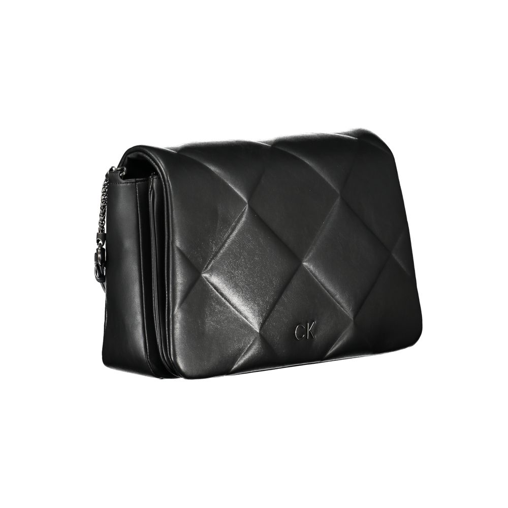 Calvin Klein Black Polyester Women's Shoulder Women's Bag