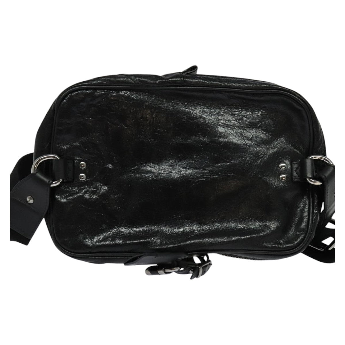 Chloe Paddington Body Leather Black Leather Shoulder Bag Bag (Pre-Owned)