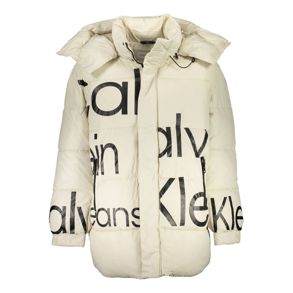 Calvin Klein Beige Polyester Men Men's Jacket