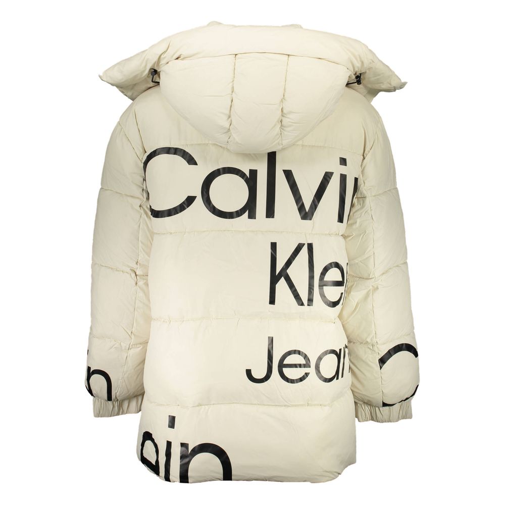 Calvin Klein Beige Polyester Men Men's Jacket