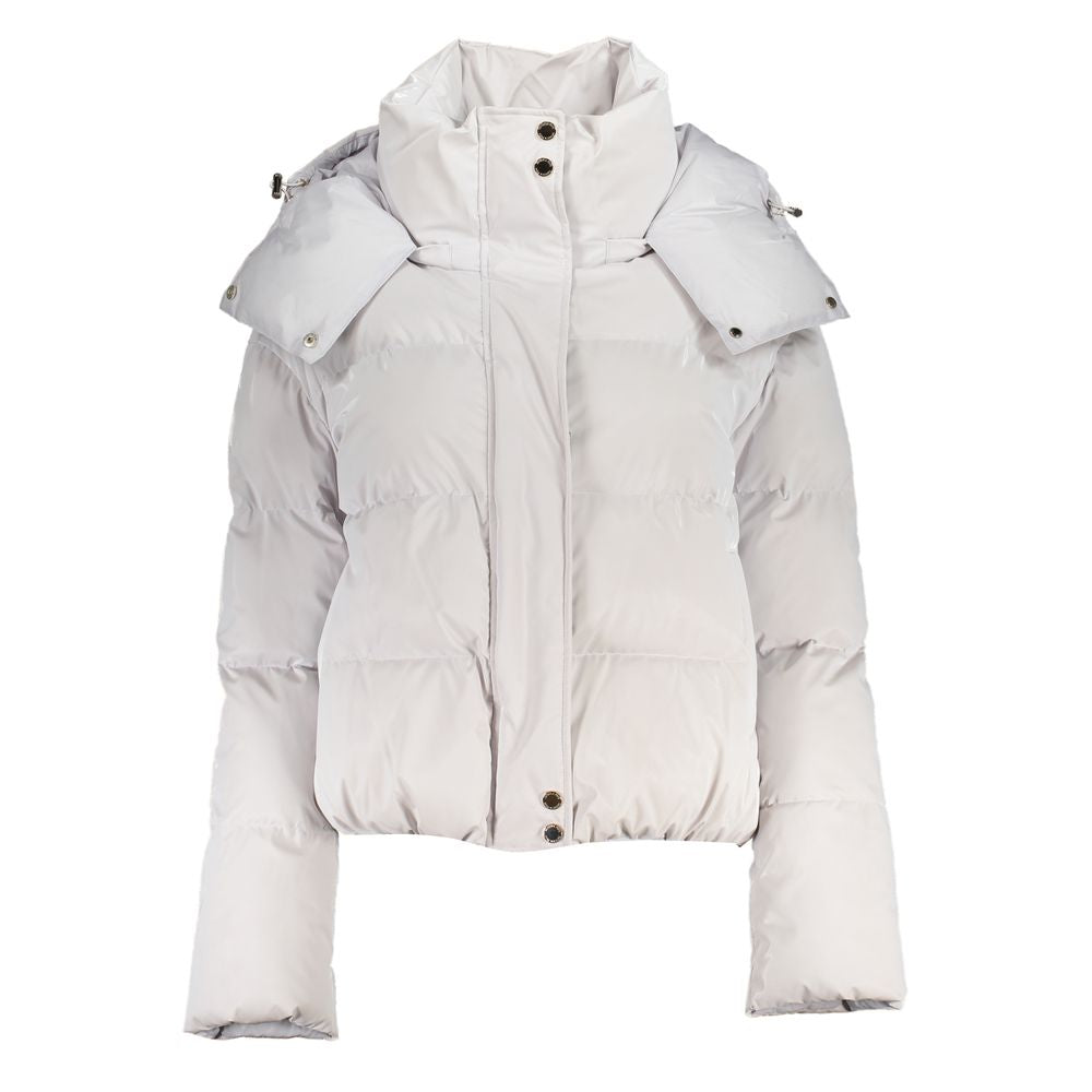 Patrizia Pepe Bianco Poliuretano Women's Women's Jacket