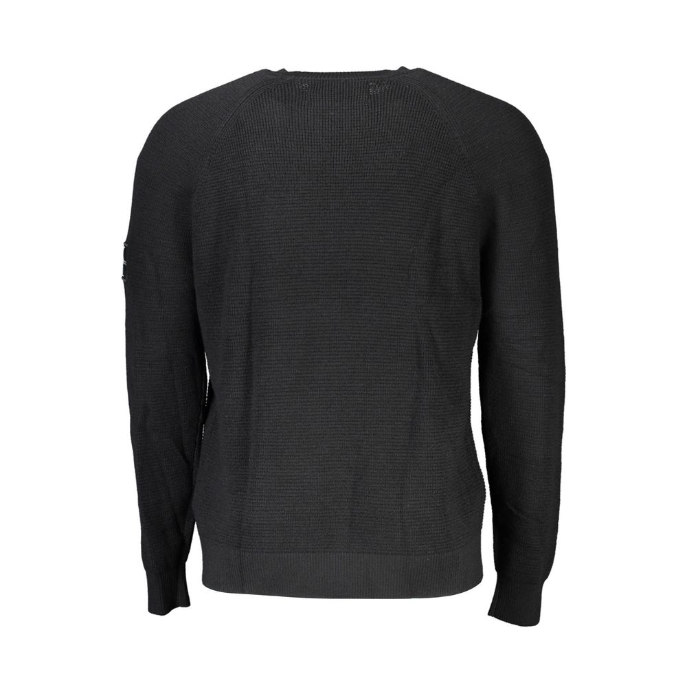 Calvin Klein Nero Wool Mens Men's Sweater