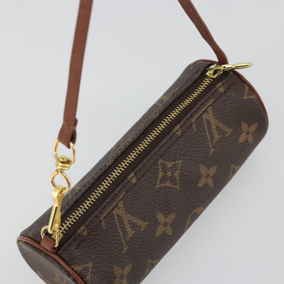 Louis Vuitton Papillon Pochette Monogram Canvas Brown Canvas Clutche & Pouche Bag (Pre-Owned)