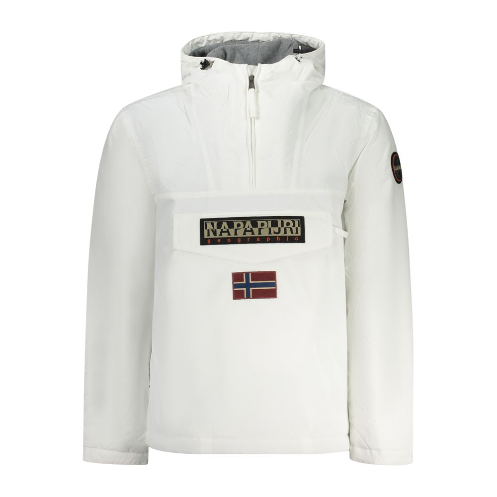 Napapijri White Polyamide Men's Men's Jacket