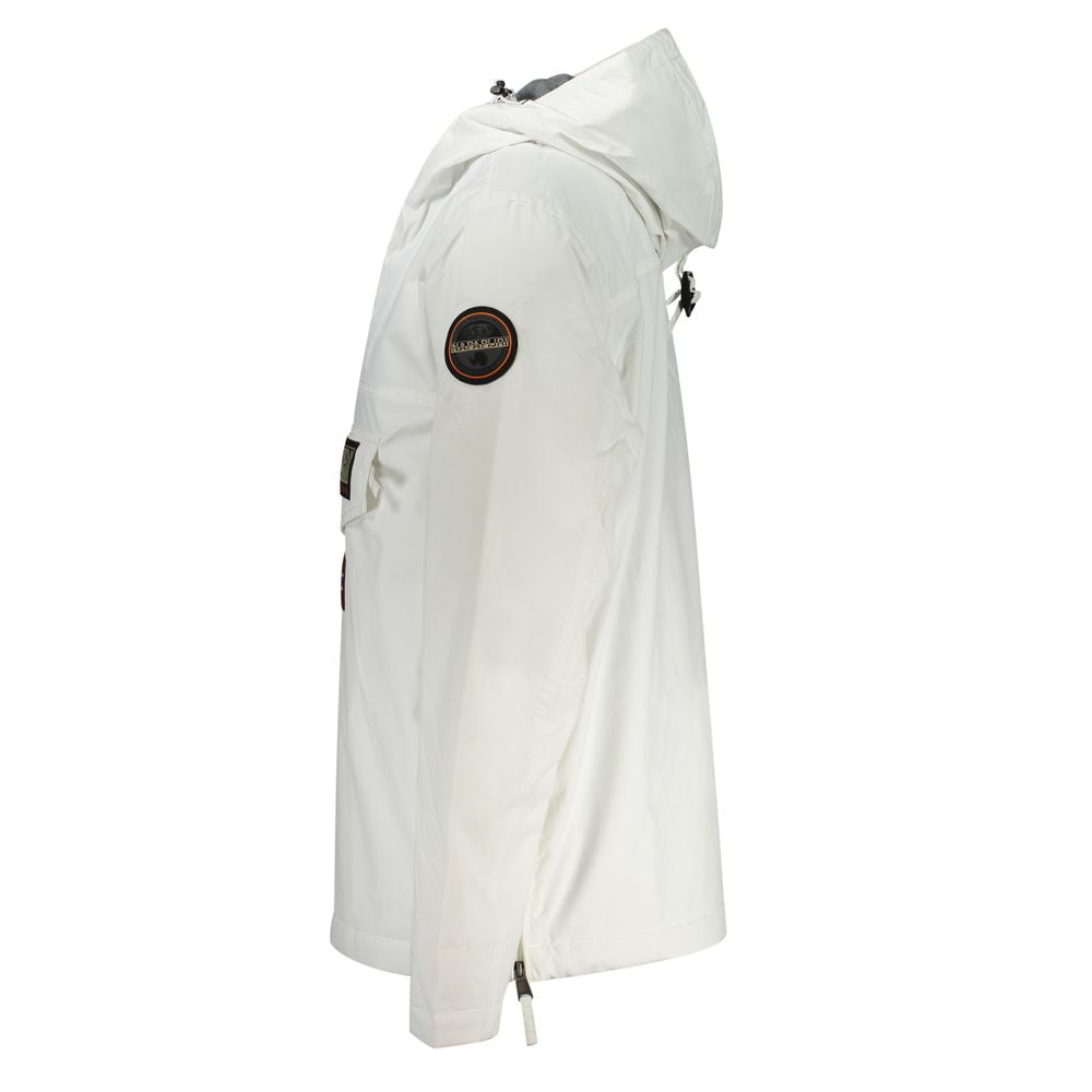 Napapijri White Polyamide Men's Men's Jacket