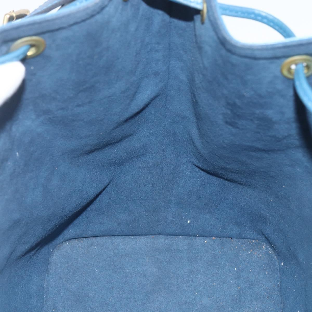 Louis Vuitton Petit Noe Epi Leather Blue Leather Shoulder Bag Bag (Pre-Owned)