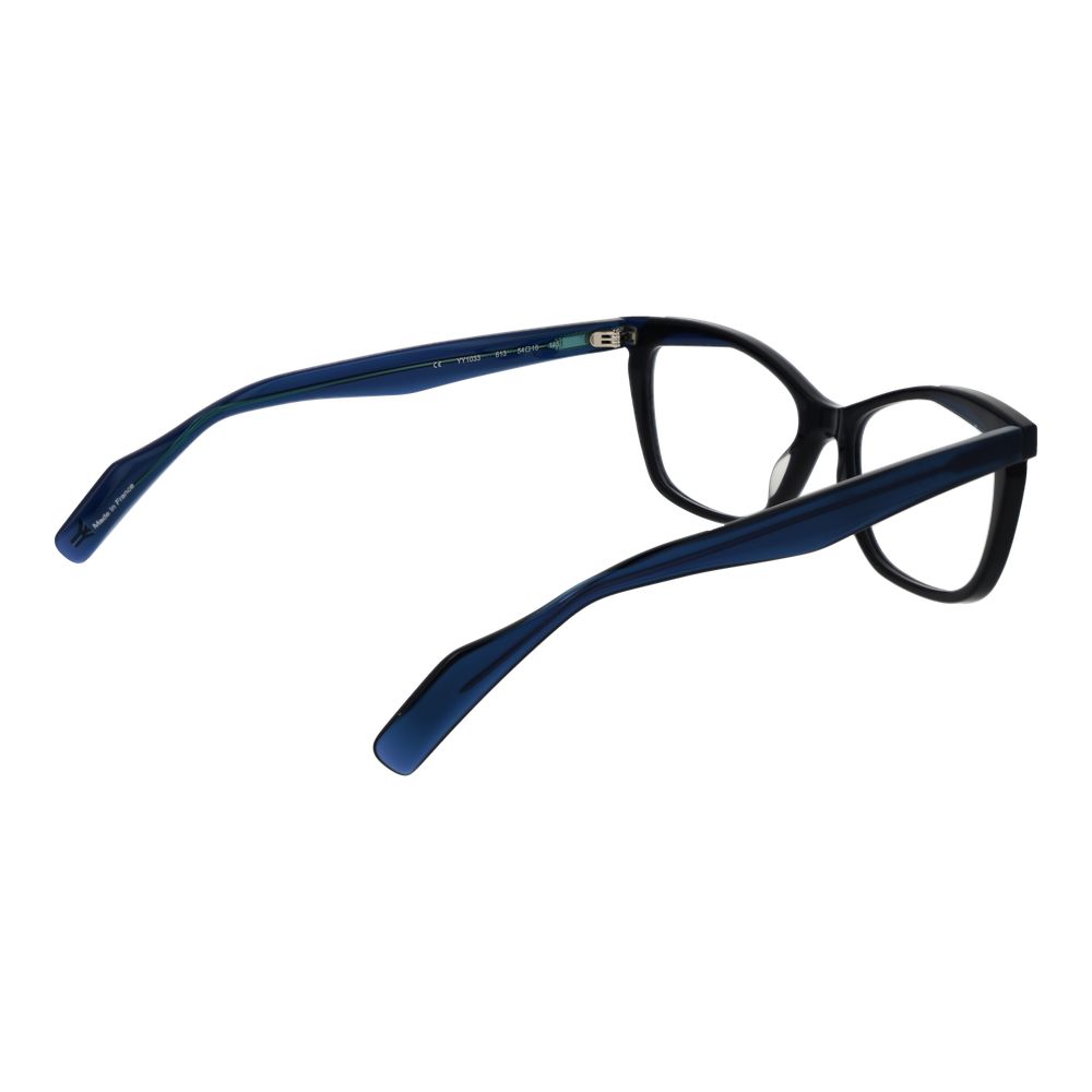 Yohji Yamamoto Blue Plastic Glasses Women's (Frames)