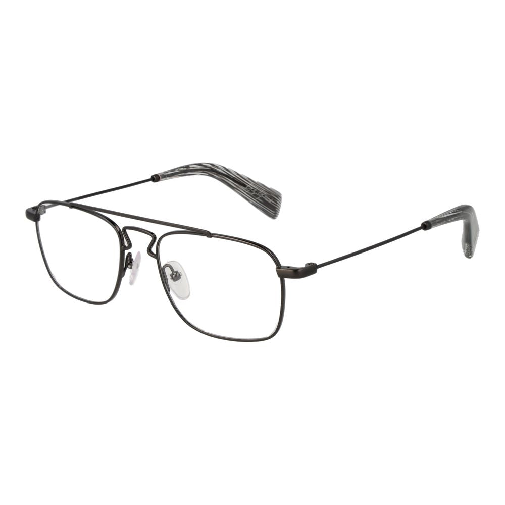 Yohji Yamamoto Gray Metal Glasses Men's (Frames)