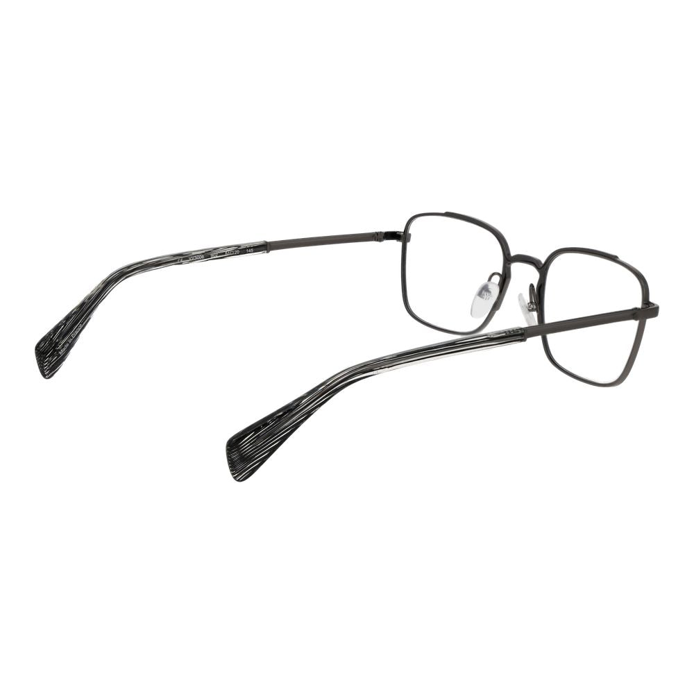 Yohji Yamamoto Gray Metal Glasses Men's (Frames)