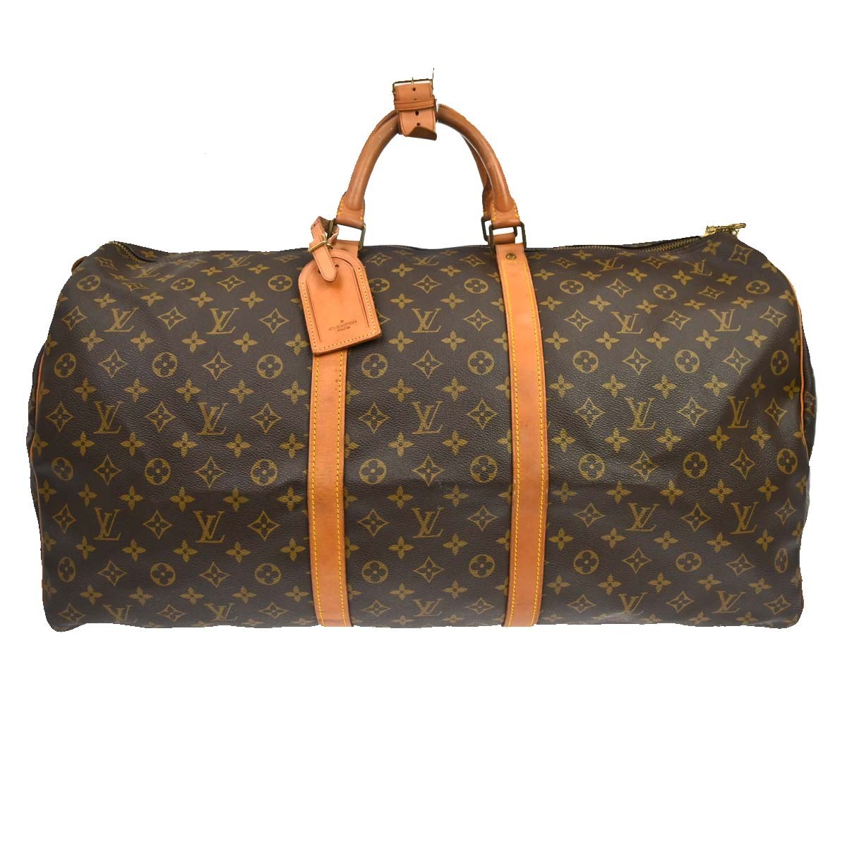 Louis Vuitton Keepall Monogram Canvas Brown Canvas Travel Bag Bag (Pre-Owned)