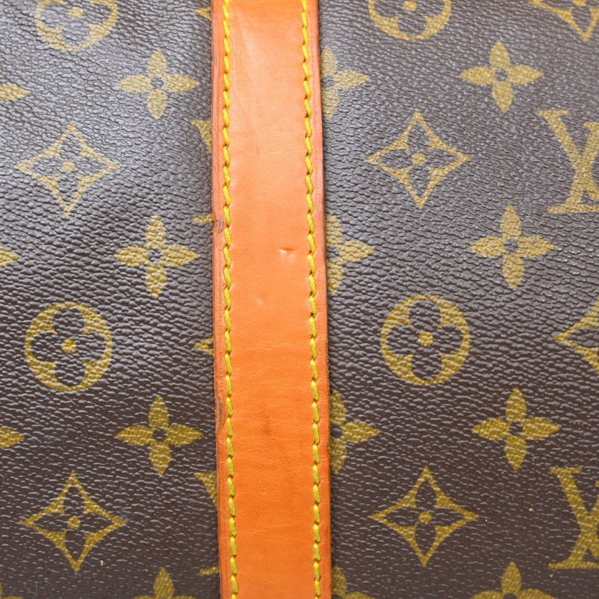 Louis Vuitton Keepall Monogram Brown Canvas Travel Bag Bag (Pre-Owned)