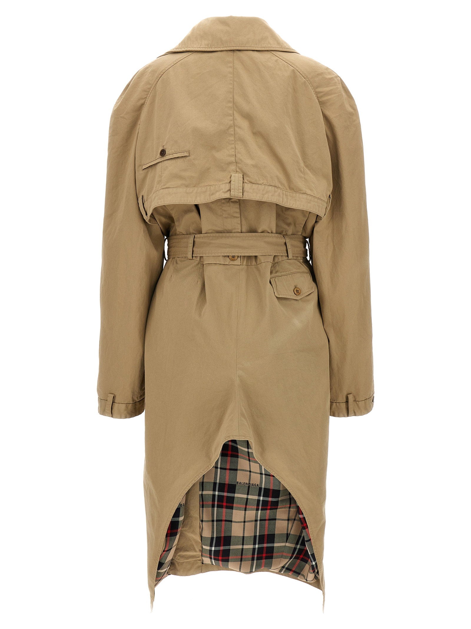 Balenciaga Women's Deconstructed Trench Coat