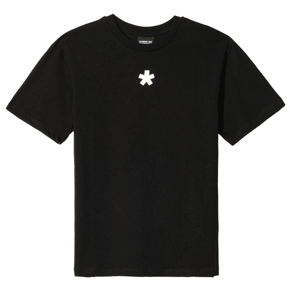 Comme Des Fuckdown Black Cotton Tops & Women's T-Shirt