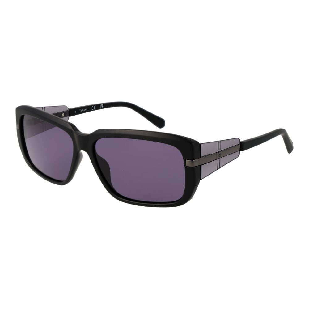 Guess Black Plastic Men's Sunglasses