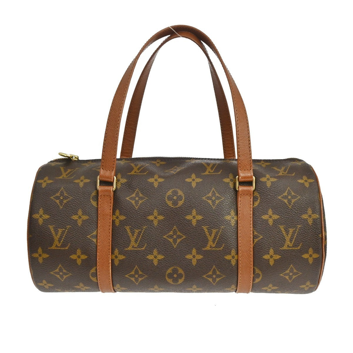 Louis Vuitton Papillon Monogram Canvas Brown Canvas Handbag (Pre-Owned)