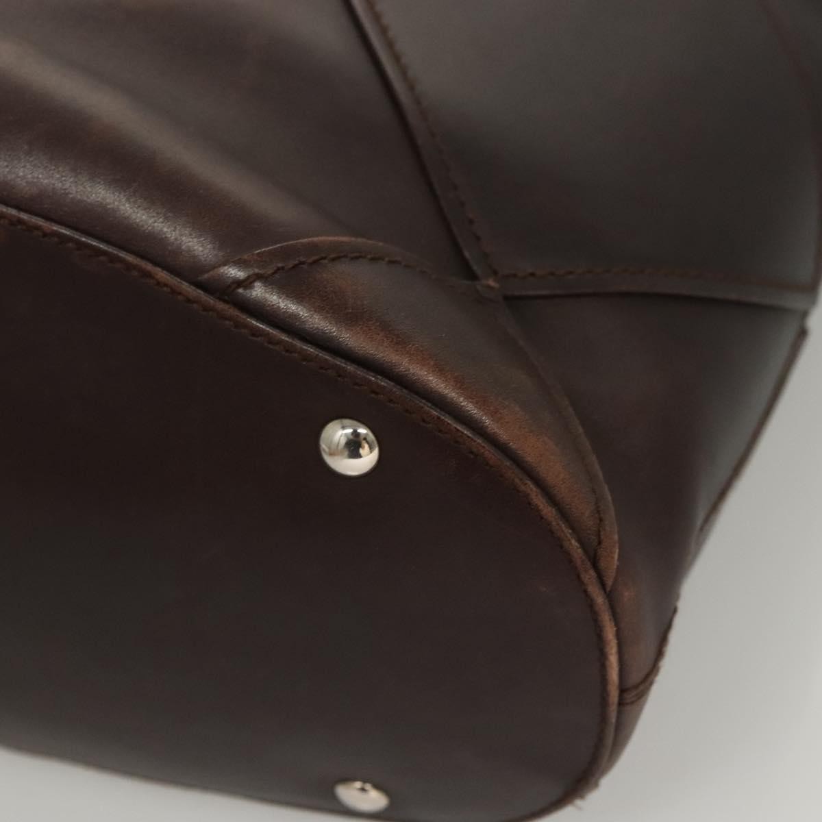Salvatore Ferragamo Vintage Leather Brown Leather Shoulder Bag Bag (Pre-Owned)