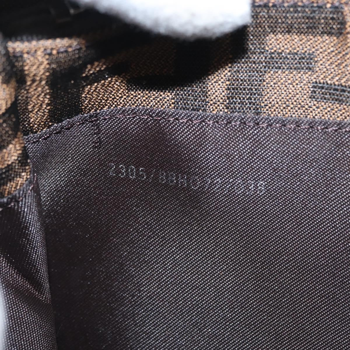 Fendi Vintage Open Tote Zucca Canvas Brown Canvas Tote Bag Bag (Pre-Owned)