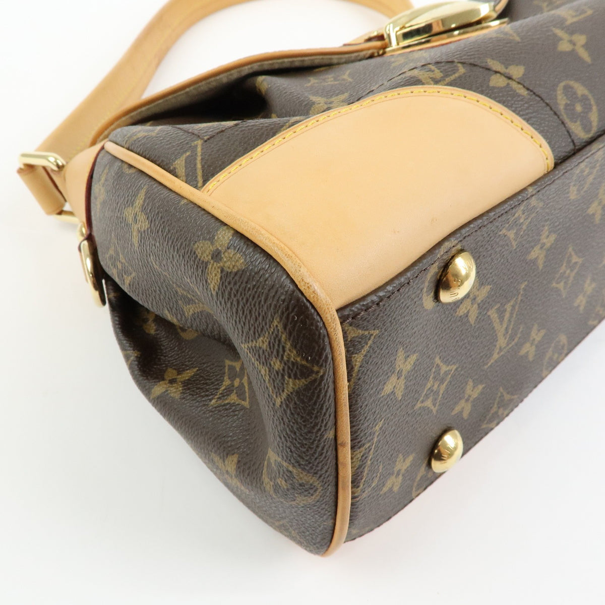 Louis Vuitton Beverly Monogram Canvas Brown Canvas Handbag (Pre-Owned)
