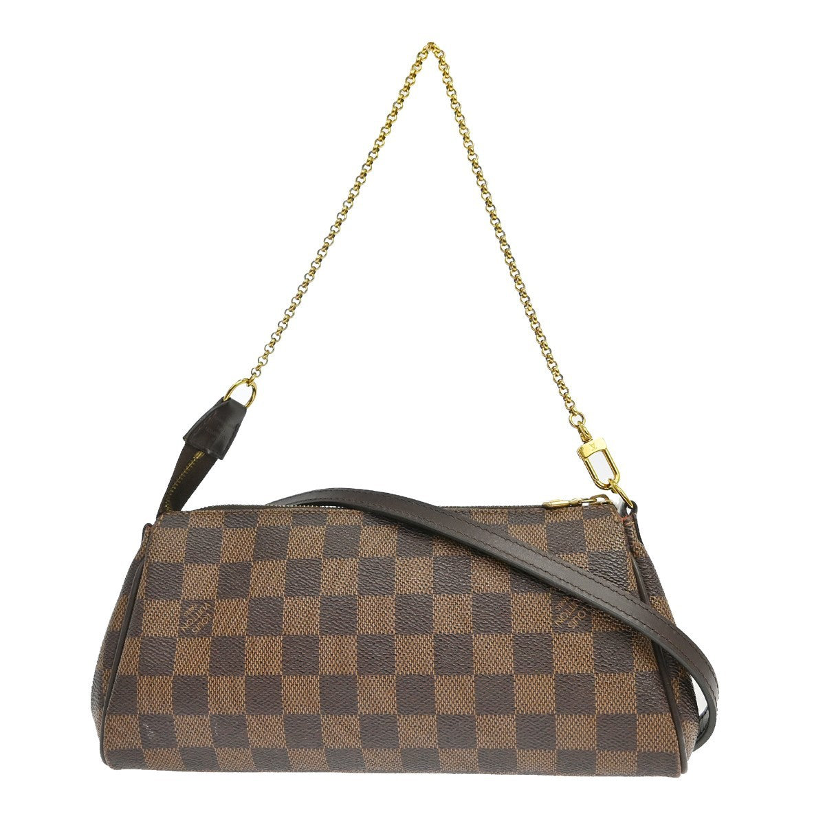 Louis Vuitton Eva Damier Brown Canvas Handbag (Pre-Owned)