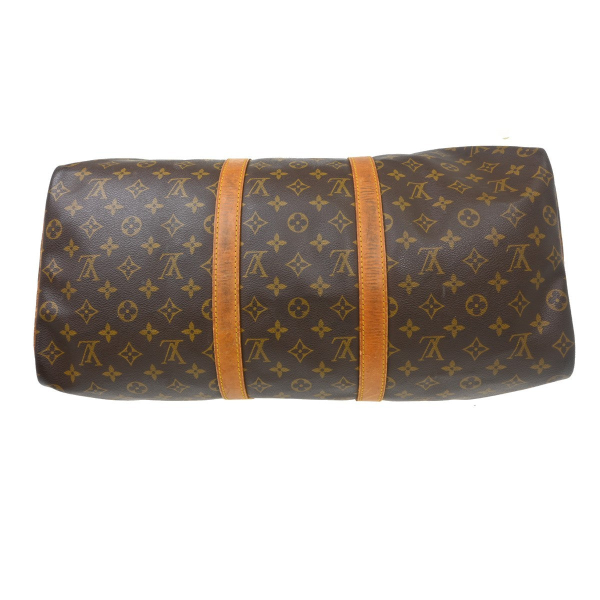 Louis Vuitton Keepall Monogram Canvas Brown Canvas Travel Bag Bag (Pre-Owned)