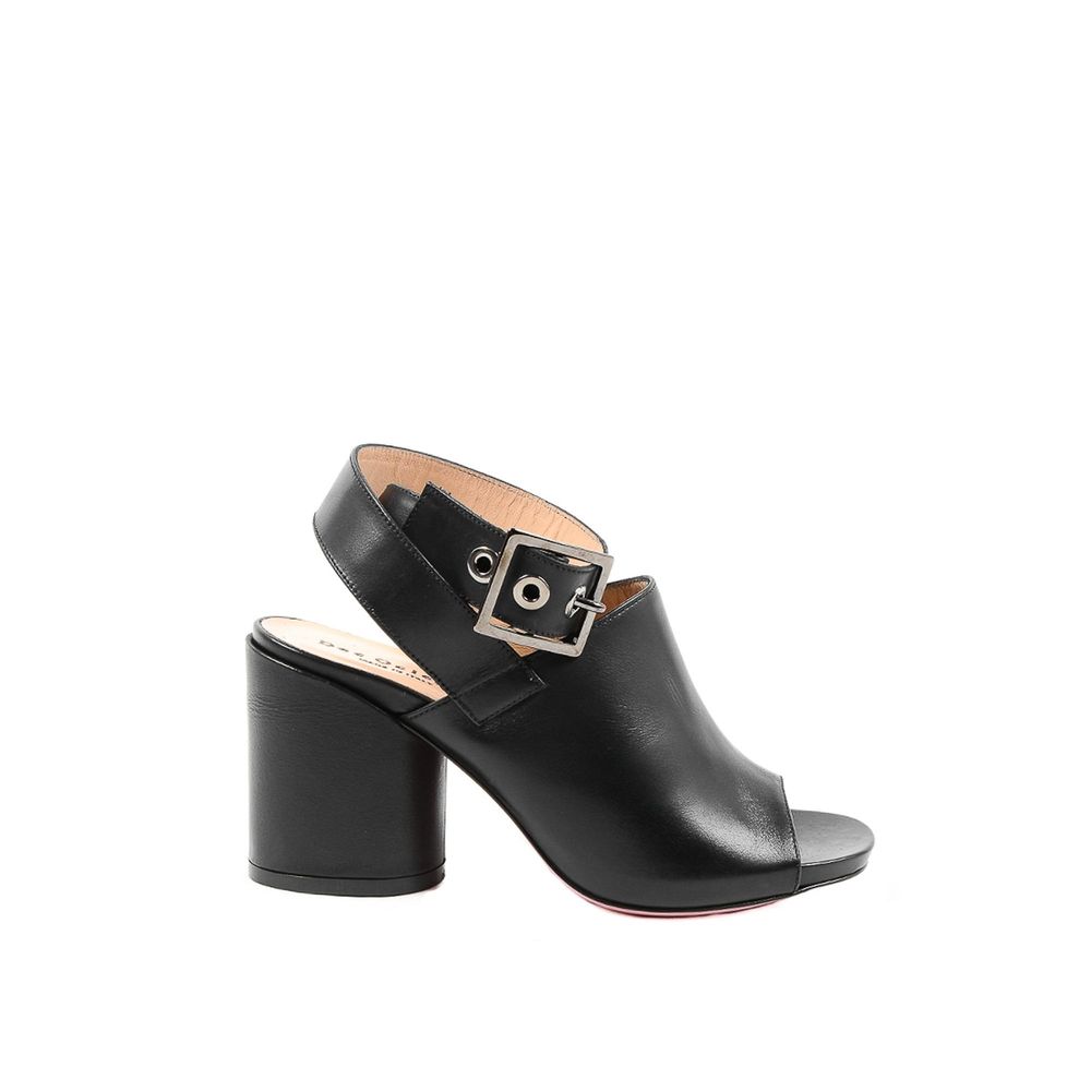 Dee Ocleppo Black Leather High Heel Women's Pumps
