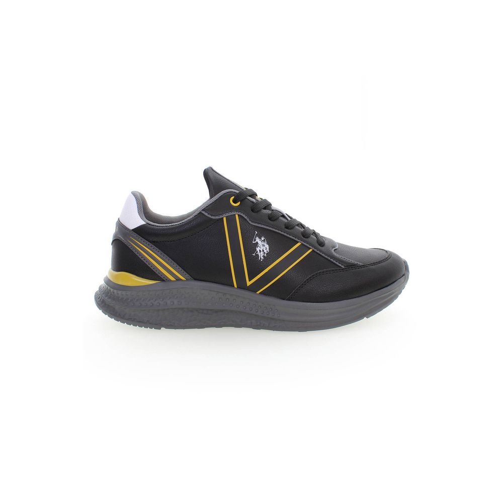 U.S. POLO ASSN. Black Polyester Men's Men's Sneaker