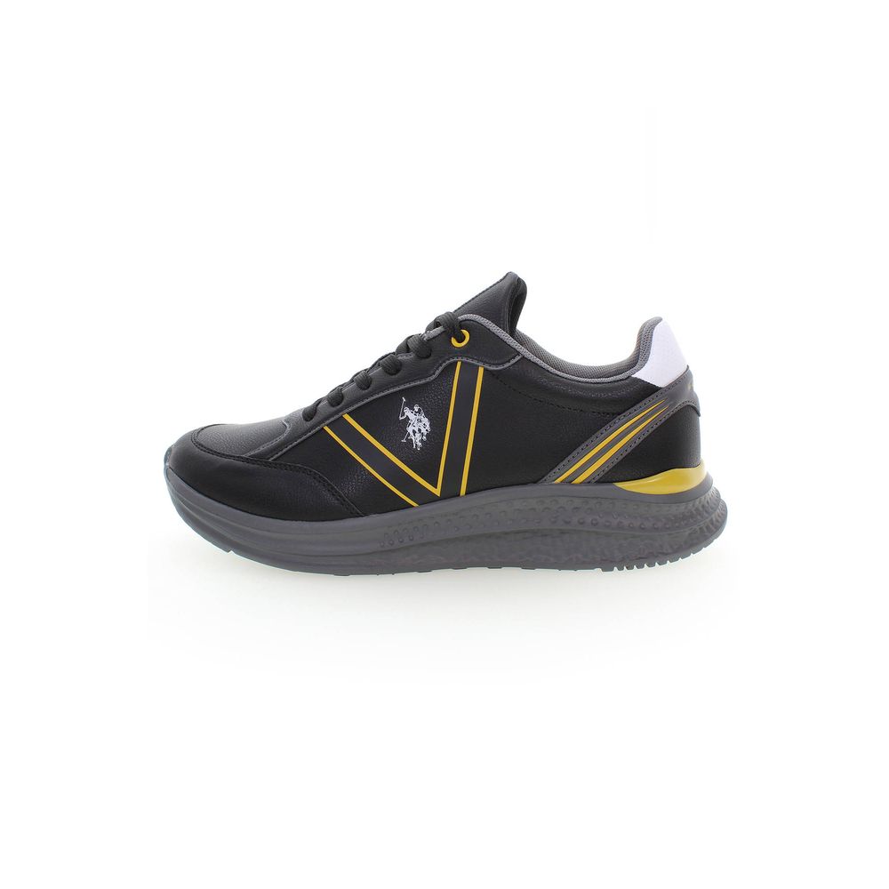 U.S. POLO ASSN. Black Polyester Men's Men's Sneaker