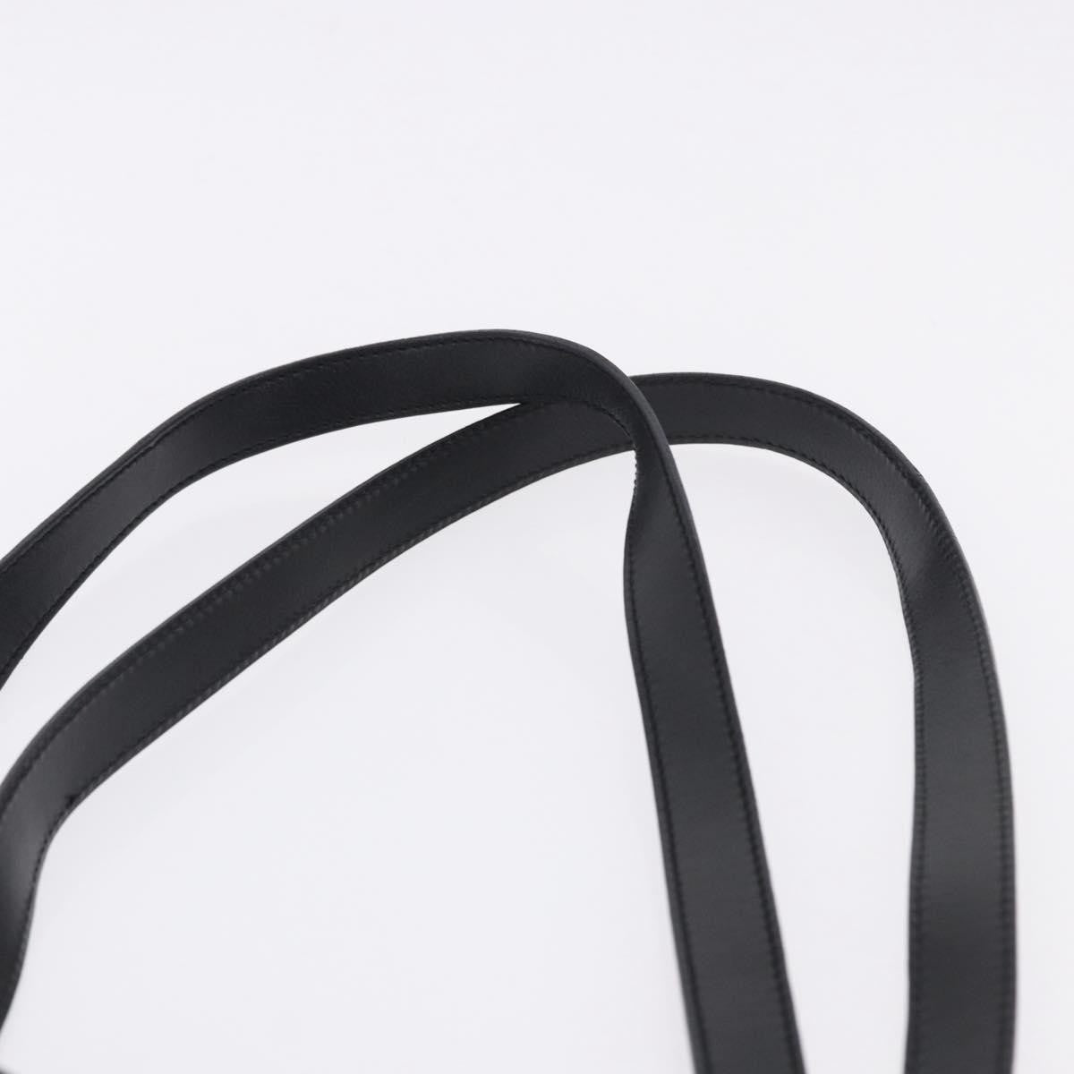Celine Vintage Macadam Canvas And Leather Black Canvas Shoulder Bag Bag (Pre-Owned)