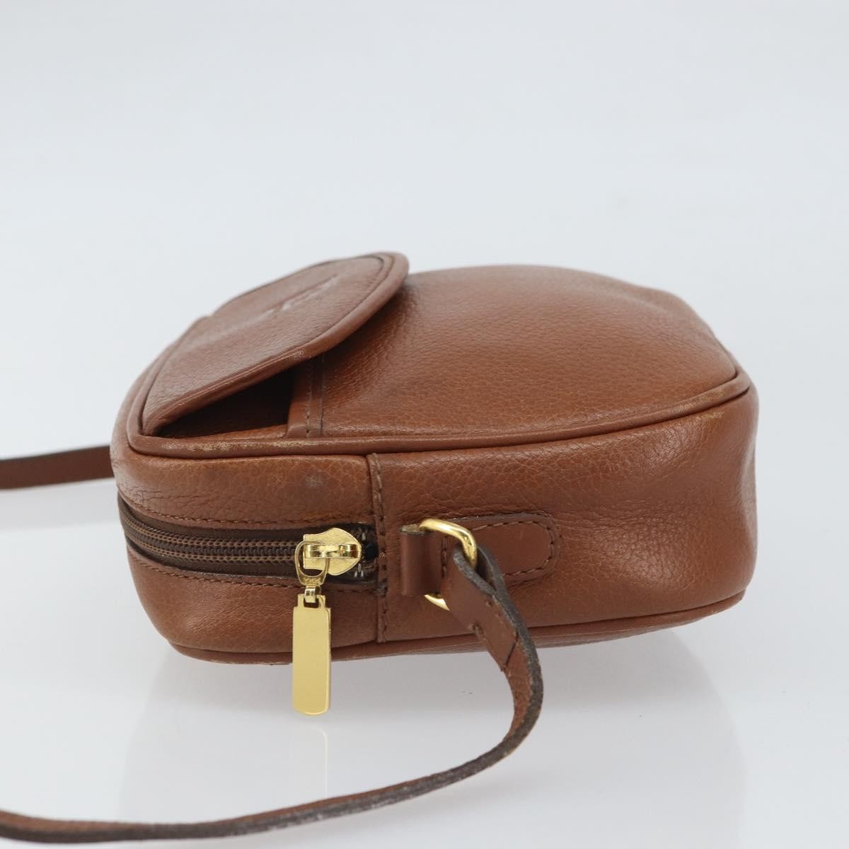Burberry Vintage Leather Brown Leather Shoulder Bag Bag (Pre-Owned)