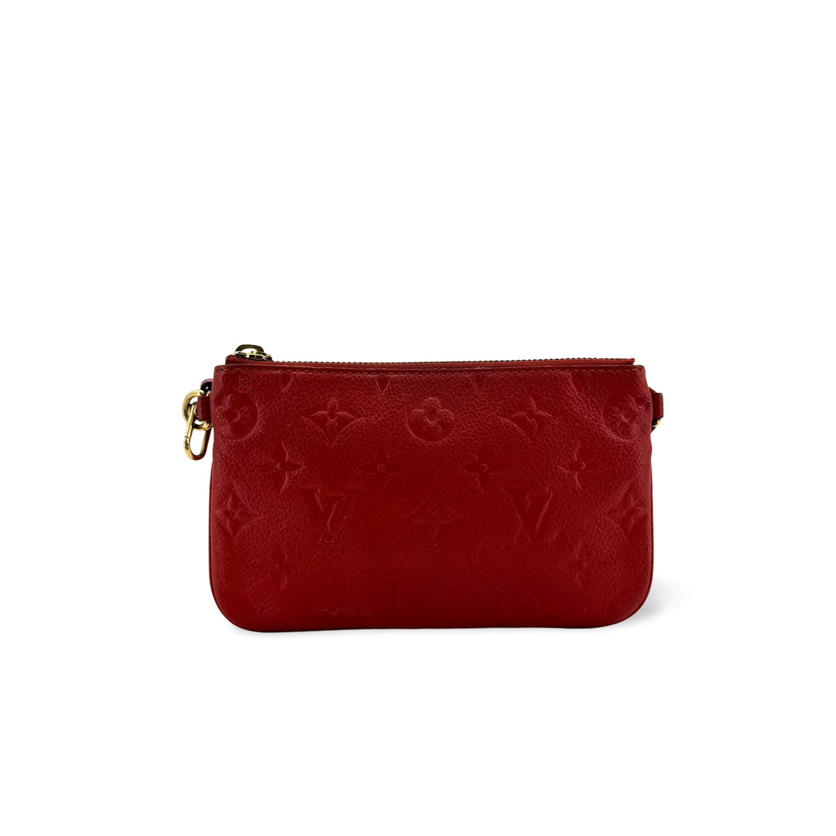 Louis Vuitton Multi Pochette Accessoires Pouch Monogram Empreinte Giant Red Leather Clutche & Pouche Bag (Pre-Owned)