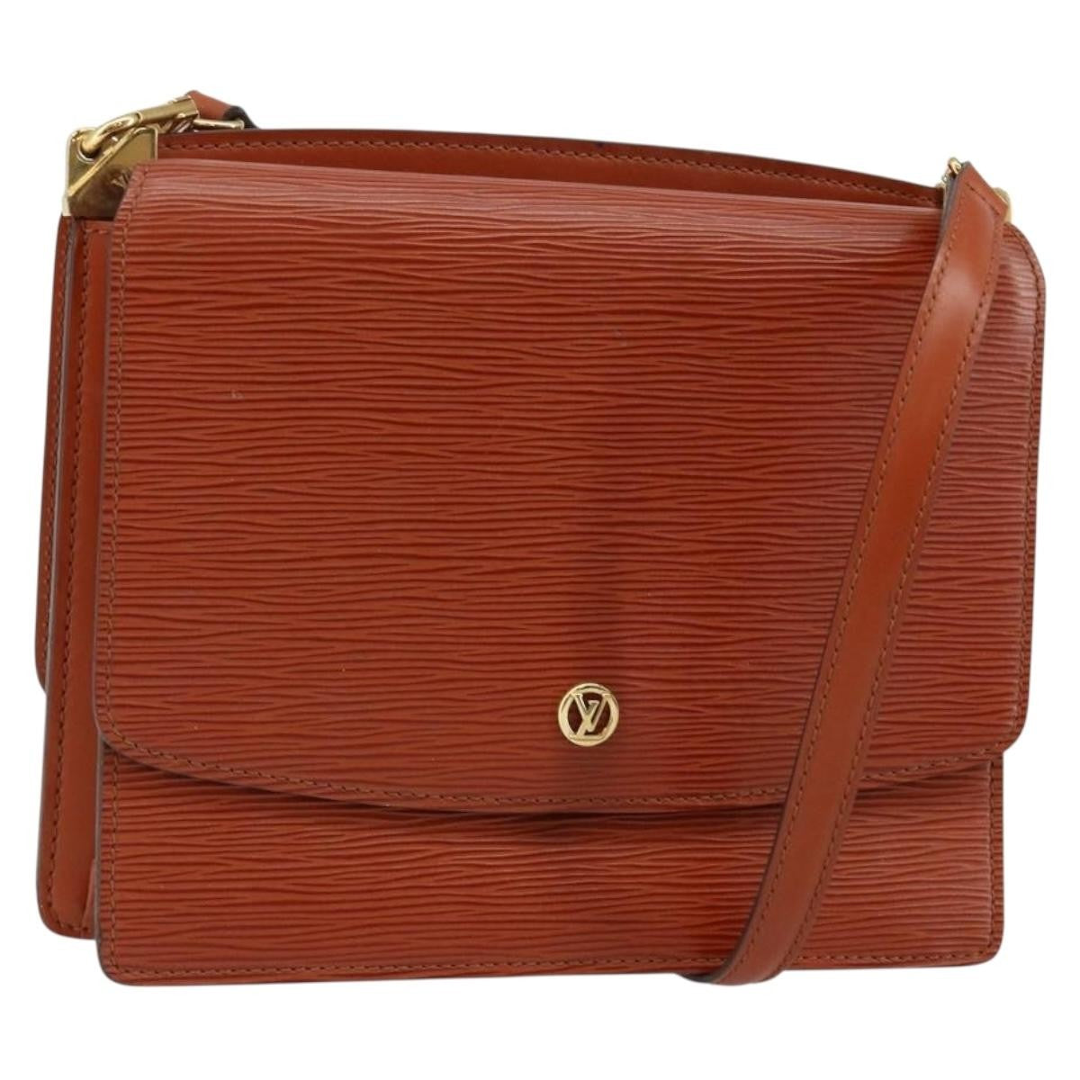 Louis Vuitton Grenelle Epi Leather Brown Leather Shoulder Bag Bag (Pre-Owned)