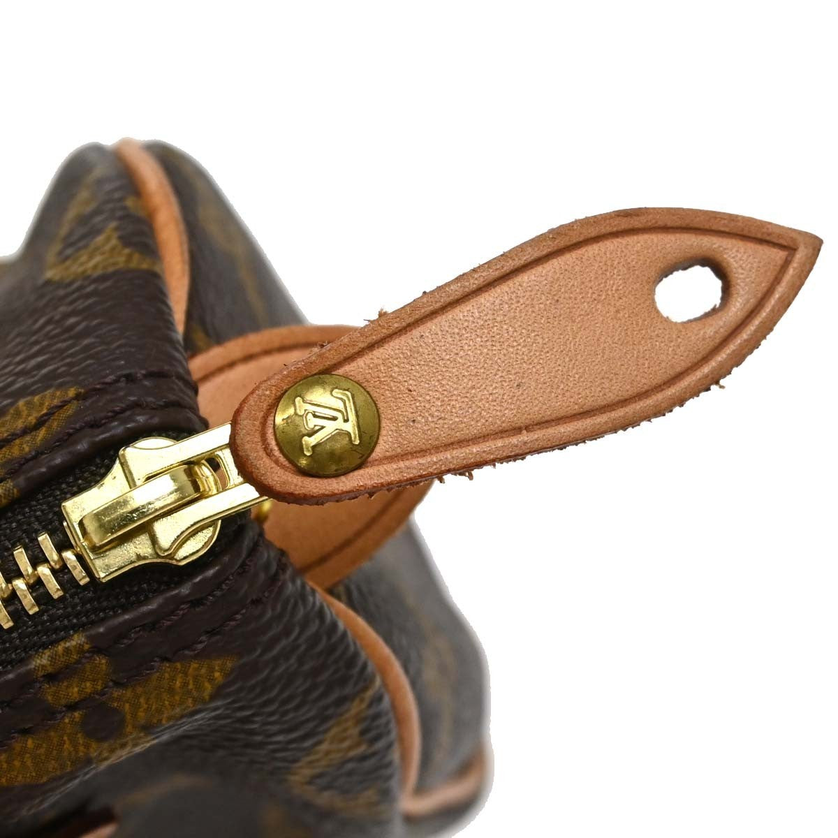Louis Vuitton Speedy Mini Hl Monogram Canvas Brown Canvas Handbag (Pre-Owned)